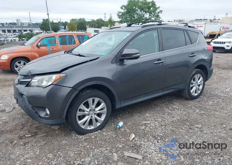 2014 Toyota Rav4 Limited из США, поврежденный, VIN 2T3DFREV3EW178268
